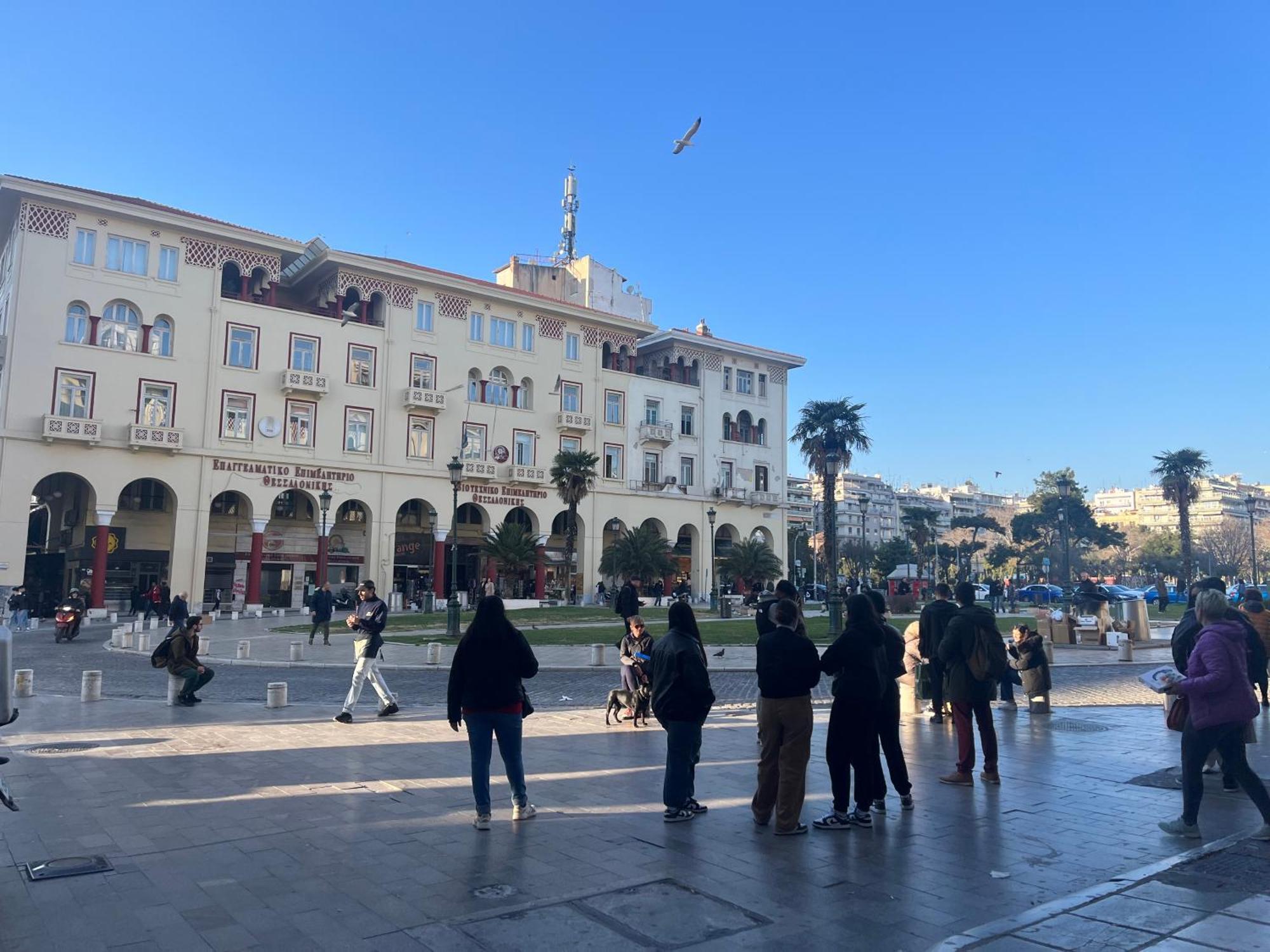 Aristotelous Sqr View Comfy Apt Tesalonika Bagian luar foto