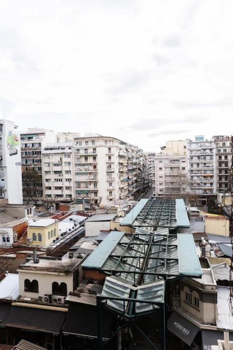 Aristotelous Sqr View Comfy Apt Tesalonika Bagian luar foto